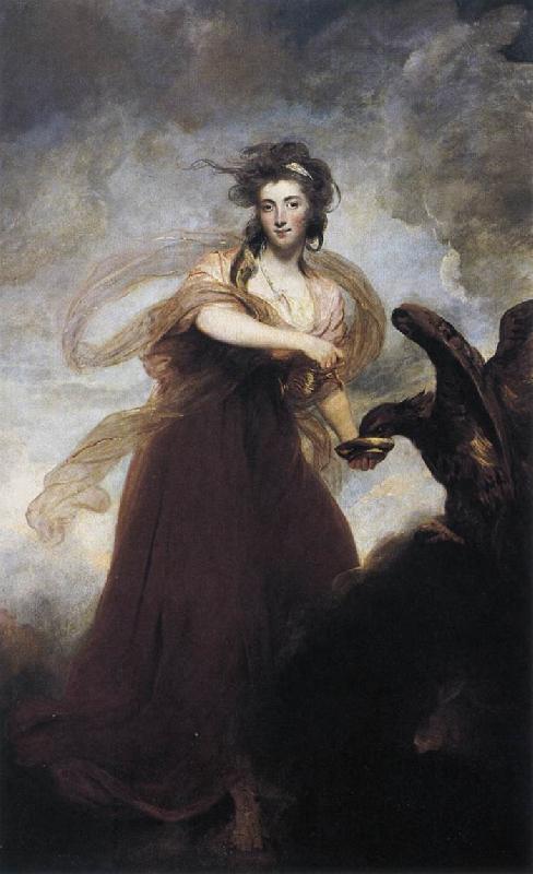 REYNOLDS, Sir Joshua Mrs. Musters as Hebe f Germany oil painting art